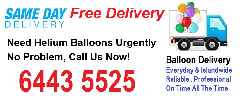 Free Balloon Delivery Service Singapore